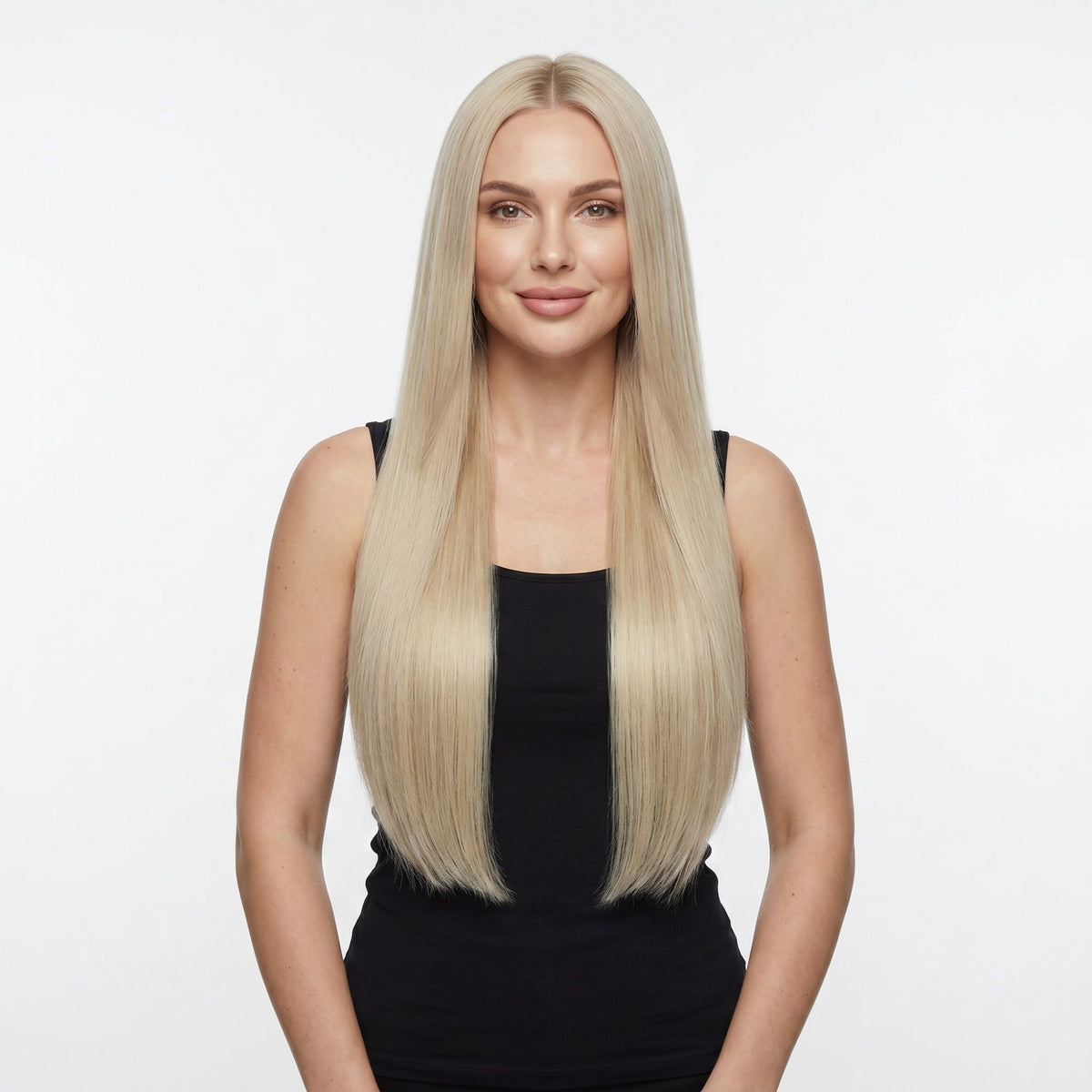 Warm Honey Blonde Invisible Clip-ins