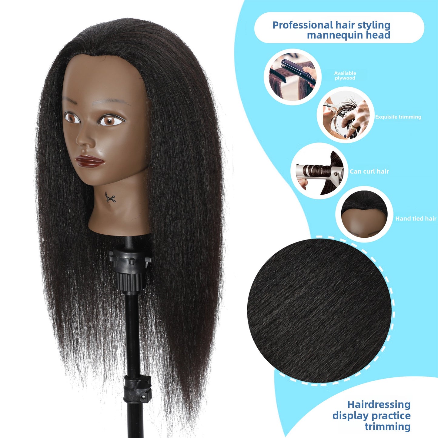 Mannequin Head for Braiding Practice