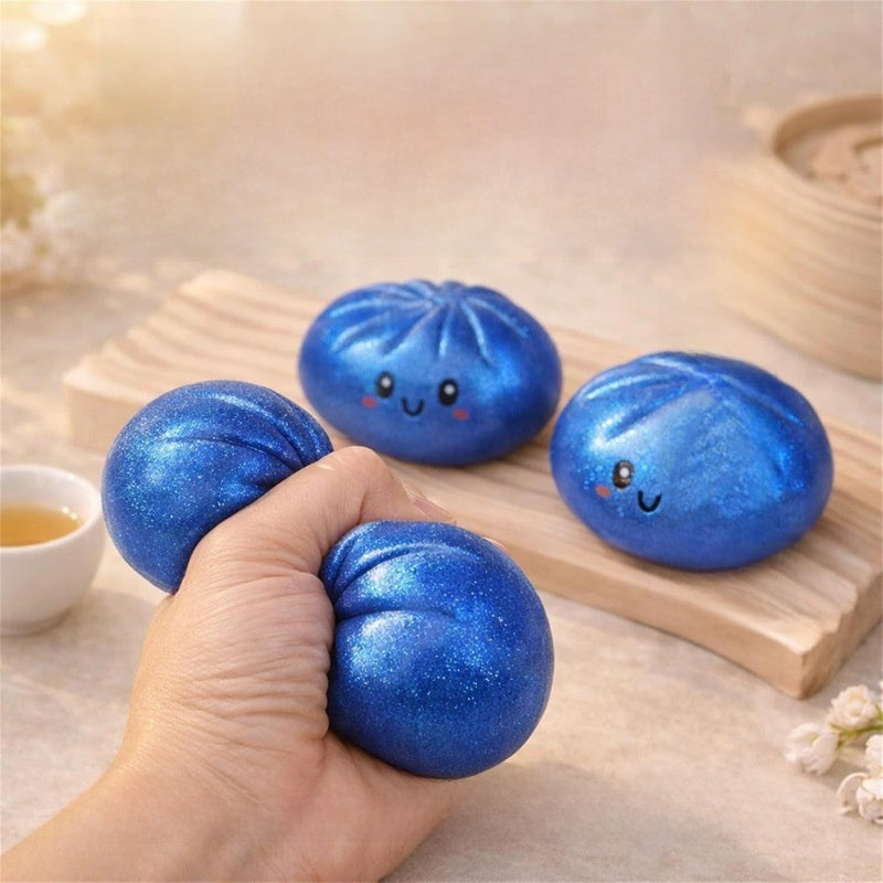 Glitter Dumpling Squishy Sensory Stress Relief Toy