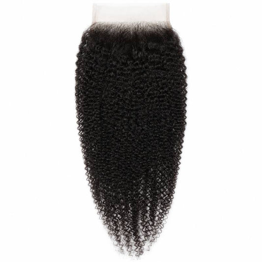 Afro Kinky Curly 4x4 Transparent Lace Closure