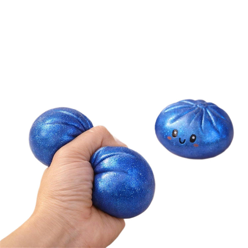 Glitter Dumpling Squishy Sensory Stress Relief Toy