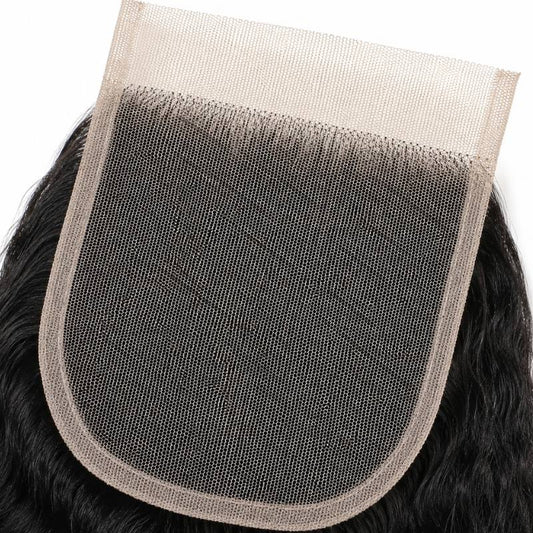 Kinky Straight 4x4 Transparent Lace Closure
