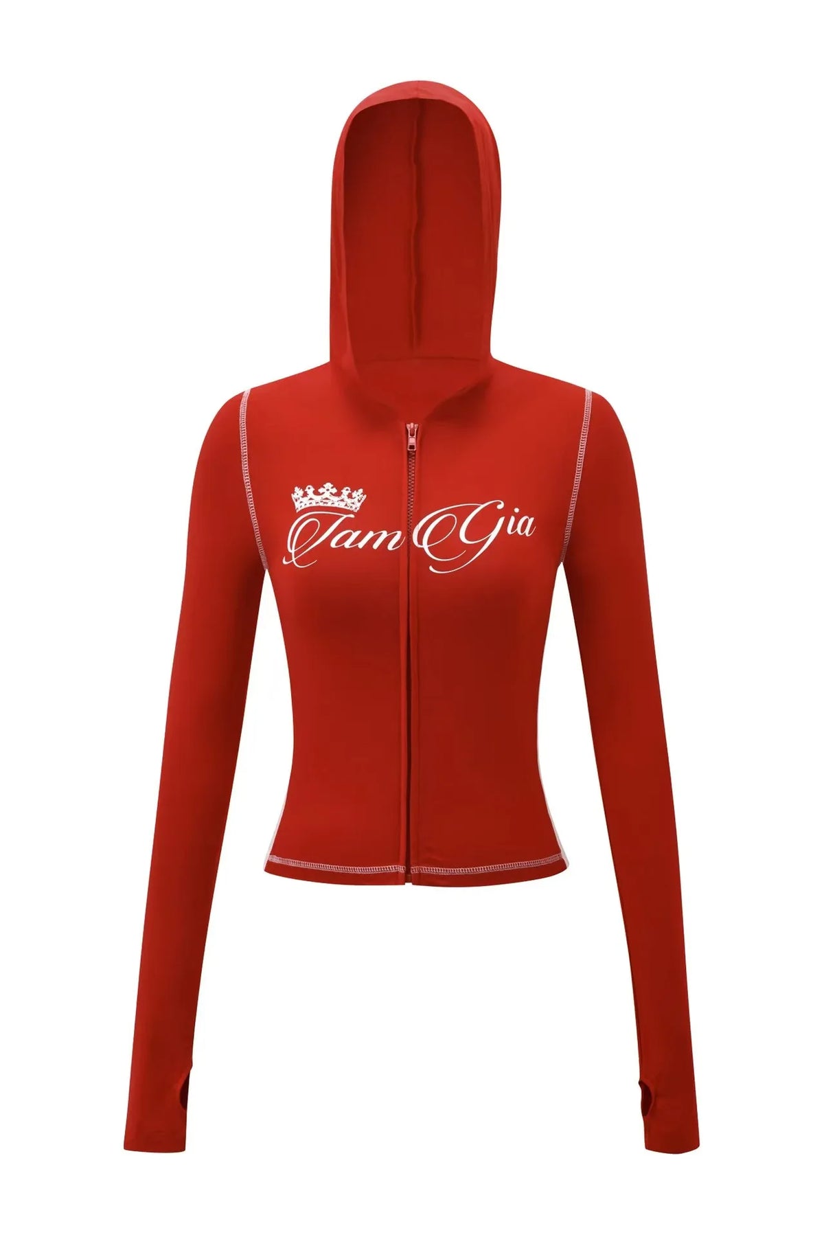 Zip-Up Hooded Jacket & Pants Set