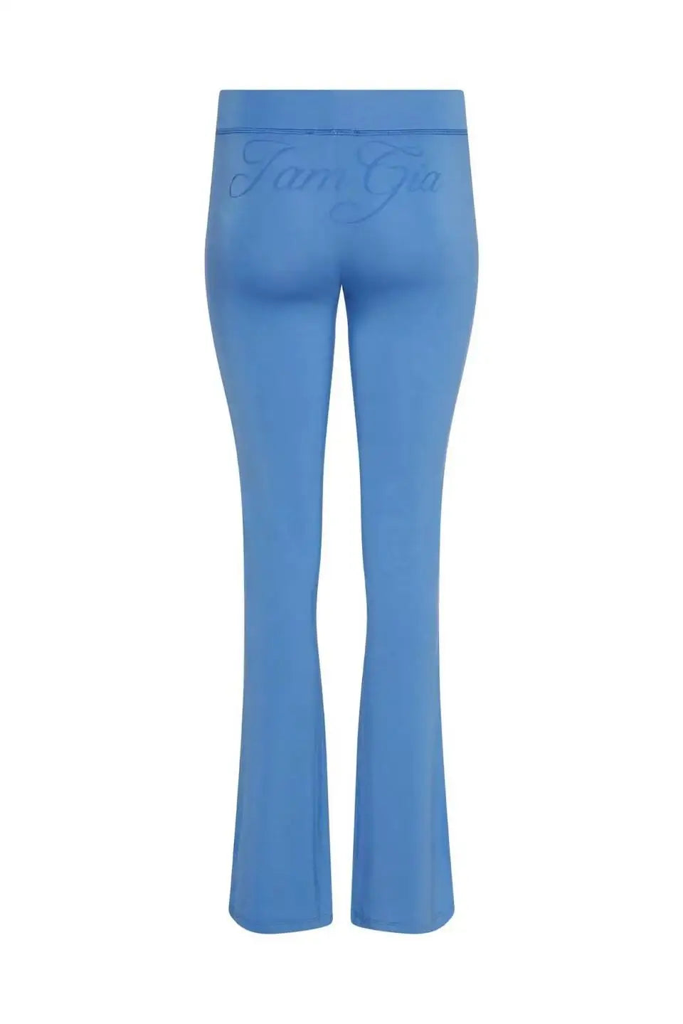 Zip-Up Long Sleeve Top & Low Waist Micro Flared Pants