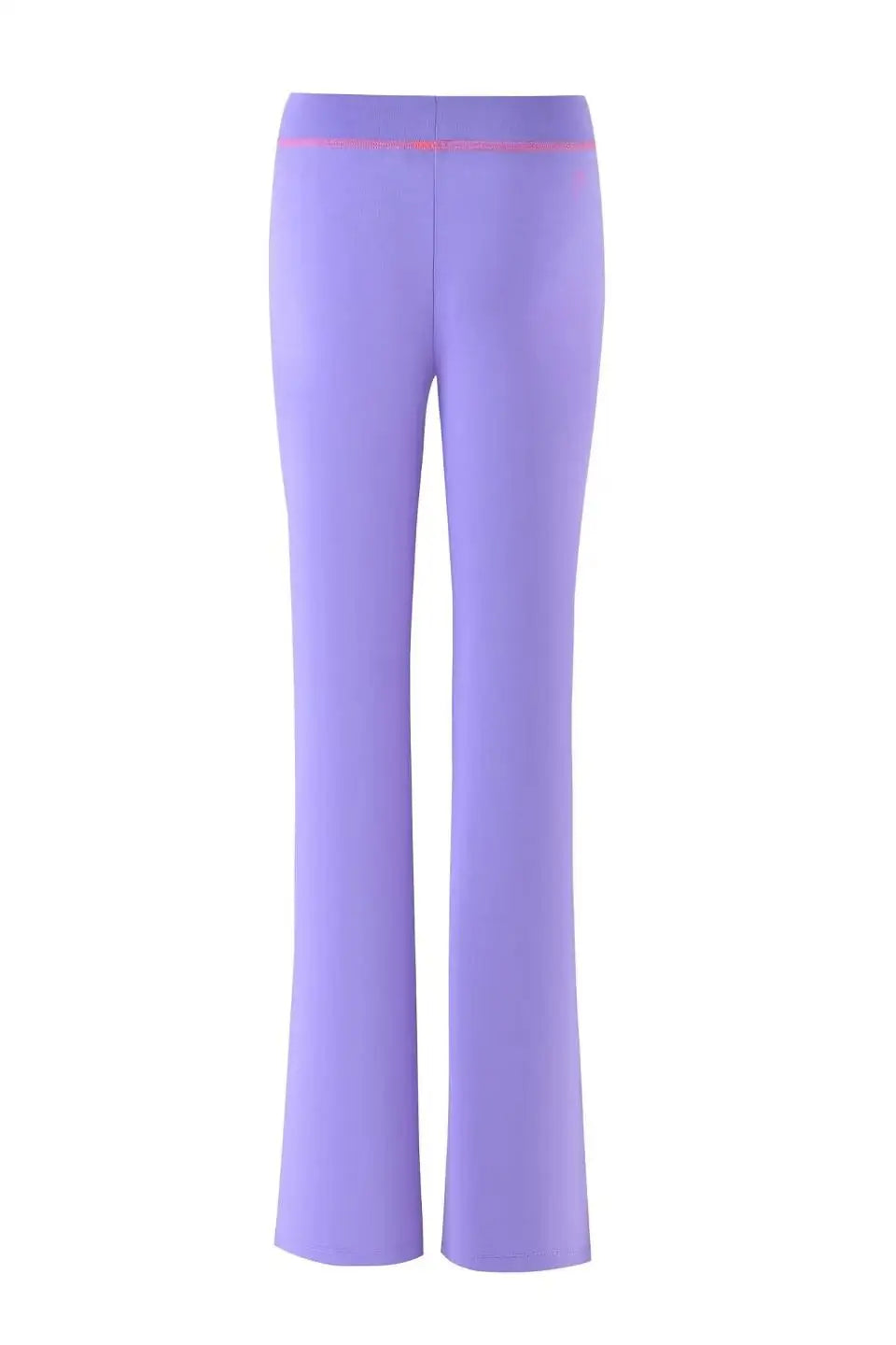 Zip-Up Long Sleeve Top & Low Waist Micro Flared Pants