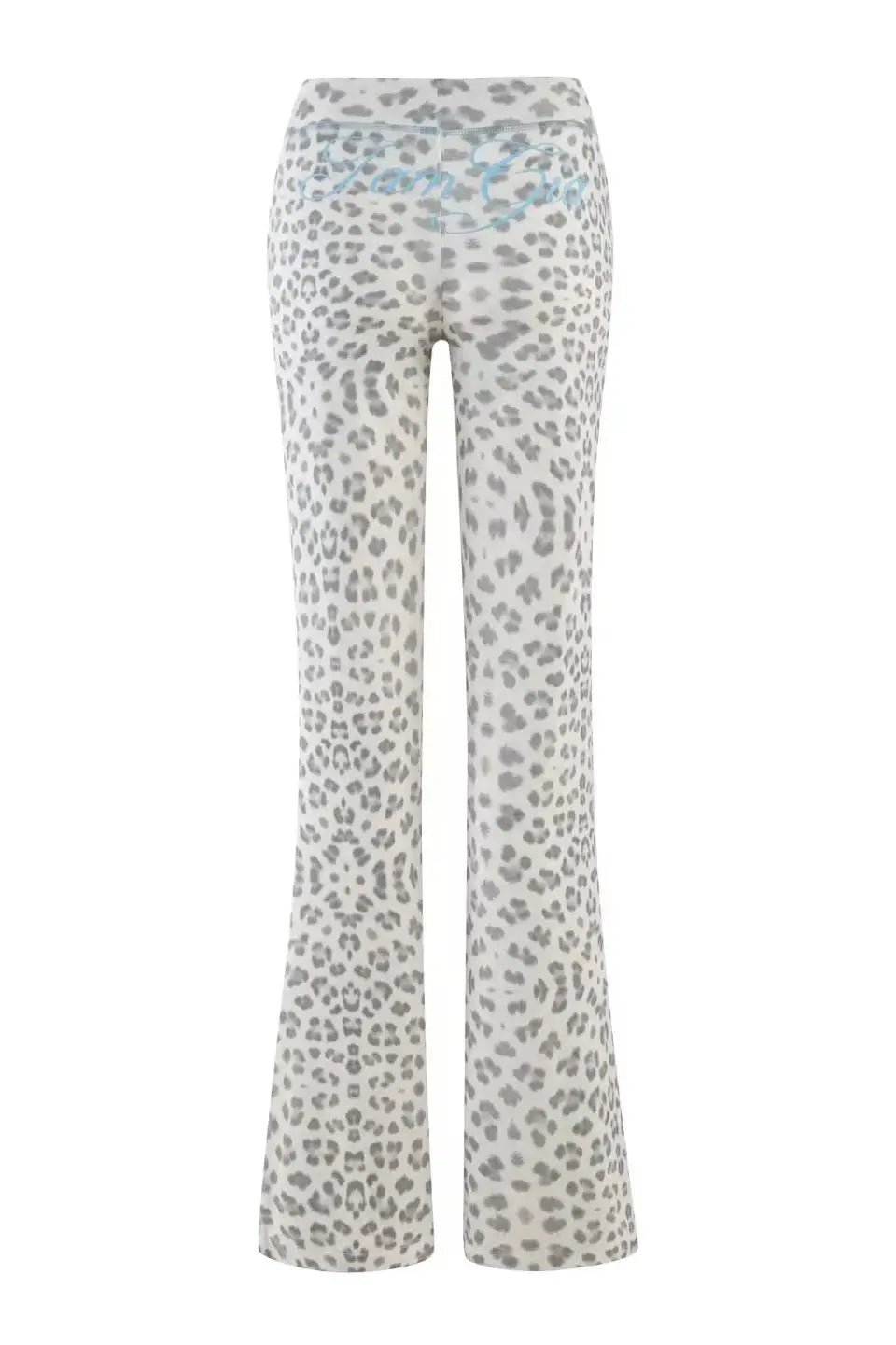 Zip-Up Long Sleeve Top & Low Waist Micro Flared Pants
