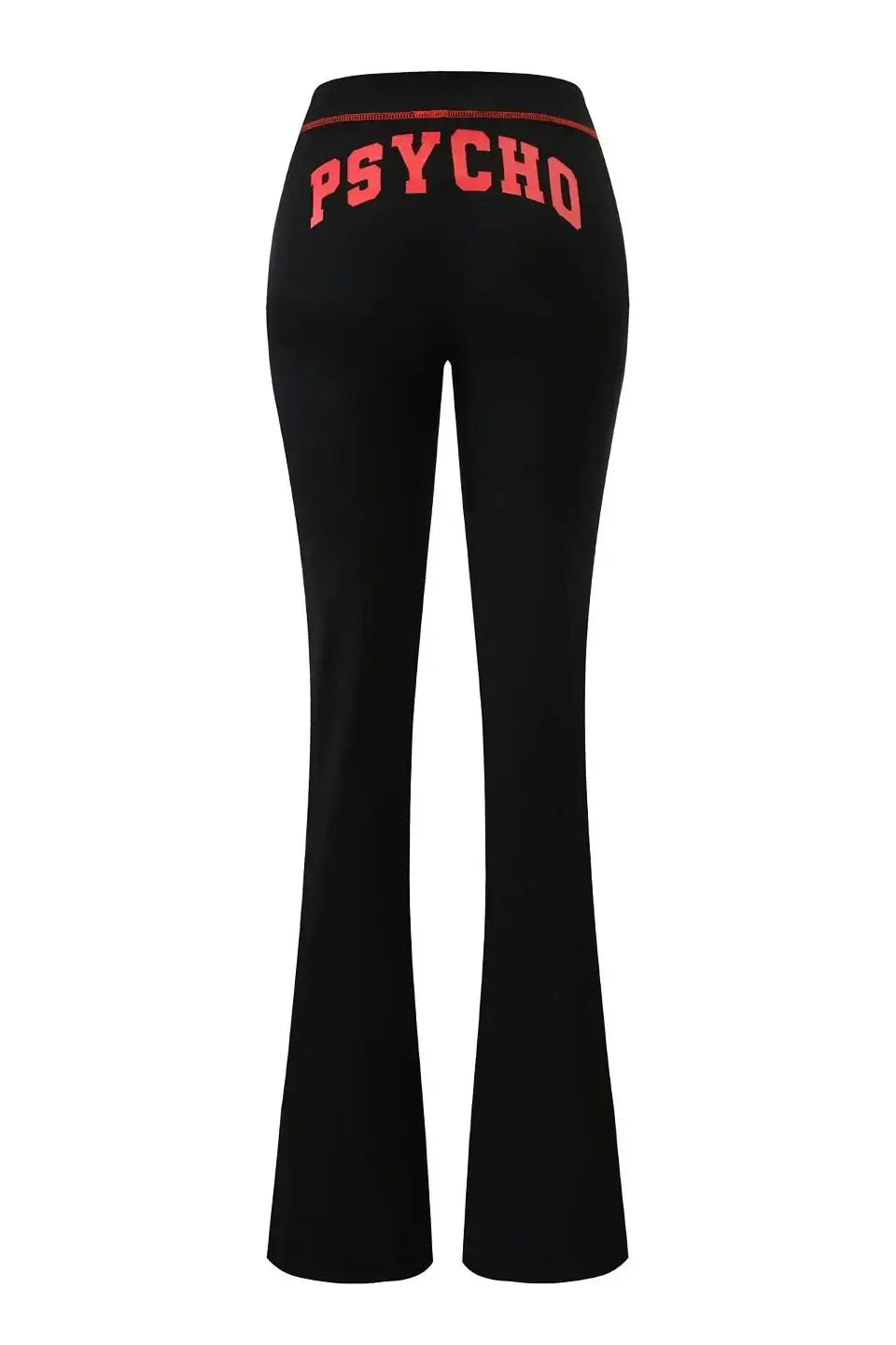 Zip-Up Long Sleeve Top & Low Waist Micro Flared Pants