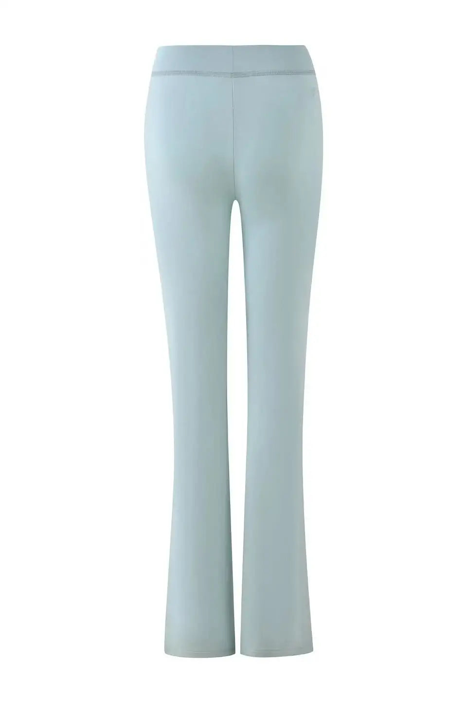 Zip-Up Long Sleeve Top & Low Waist Micro Flared Pants