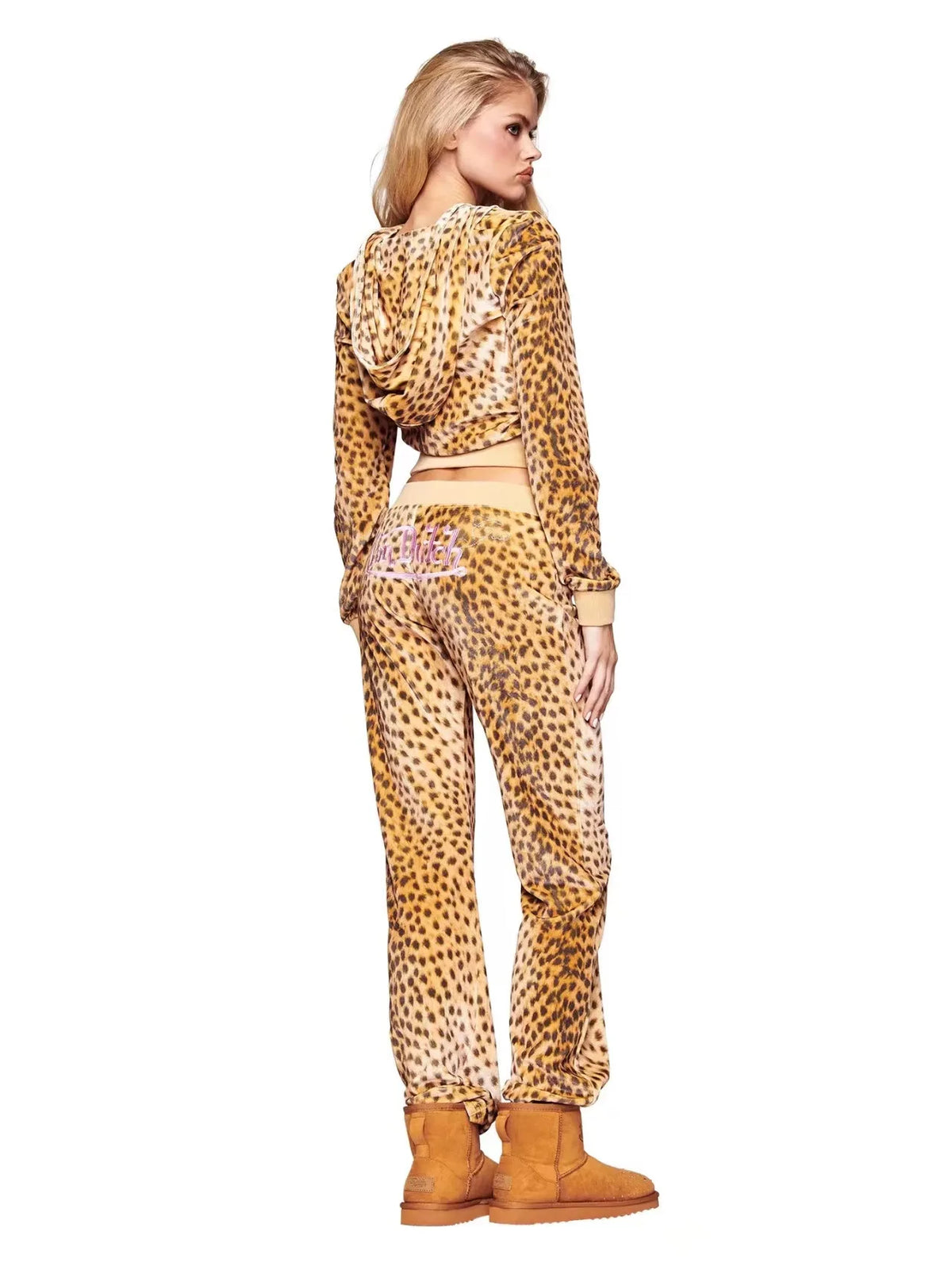 Zip-Up Hooded Jacket & Pants Set