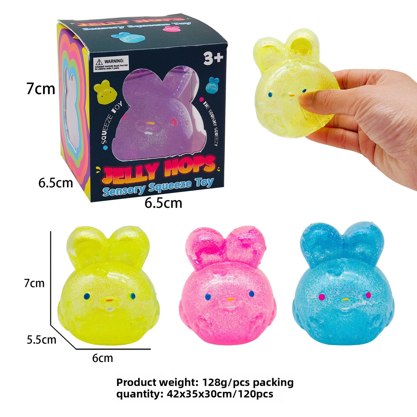 Stress Relief Squishy Cube Sensory Toy